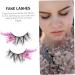 AUTSUPPL 1 Pair Fake Eyelashes Sequin Lashes Drag Fluffy False Eyelashes Eyelash Adhesive Fluffy Fake Lashes Colored False Lashes Natural False Eyelashes Mermaid Eyelashes Crazy Fiber - Buy Online on GoSupps.com