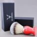 Jag Shaving Men's Shaving Brush - Synthetic Silvertip Ergonomic Red Design | Premium Quality for a Perfect Shave - Buy Online on GoSupps.com