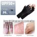 UV Gloves for Gel Nails - Fingerless UV Protection Gloves for Nail Lamp Anti UVA&UVB UPF50+ Nail Care Gloves Professional Gel Manicure Hand Protection (Black) - Buy Online on GoSupps.com