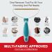 Pet Hair Remover Tool - Dog & Cat Hair Cleaner Lint Roller & Fur Removal Brush for Carpets Furniture & More - Portable & Effective - Green - Buy Online on GoSupps.com