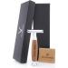 Buy JAG Shaving Germany Lee Range 5-Part Shaving Set | Super Dachshaar Brush Double Edge Razor Rack & Leather Bag - International Shipping Available - Buy Online on GoSupps.com