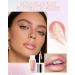  Lestpola Liquid Glitter Lipstick Light Pink 3D Moisturizing Holographic Volume Shiny with Very Delicate Color Veil Durable Waterproof Non Sticky Glitter Makeup for Women-03 - Buy Online on GoSupps.com