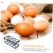 OSALADI Box Egg Carton Egg Holder Bandejas Para Comida Cutlery Tray Household Refrigerator Plastic re-usable Blue 22.3X10.1X8.9CM - Buy Online on GoSupps.com