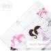 Newborn Cotton Baby Swaddle Wrap Blanket 0-3 Months - Grey Dancer Design - Buy Online on GoSupps.com