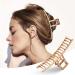 6 Pack Large Metal Hair Claw Clips - Non-slip Gold & Silver Fashion Accessories for Women - Buy Online on GoSupps.com