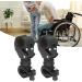 Cane Holder Strong Grip Walking Stick Rack 360 Degrees Rotation Rubber for Wheelchair - Buy Online on GoSupps.com