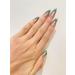 Medium Stiletto Green Crystal Line fake Press On Nails Press On Fake Nails