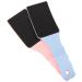 UKCOCO 2 Pi ces Lot de R pes Pied Double Face Ergonomiques avec Poign e Incurv e Exfoliantes et L g res pour liminer les Peaux Mortes et Soins des Disponibles Bleu et Rose Facile