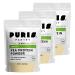 PURIS Organic Pea Protein Powder USDA Organic Vegan Protein | 27g Plant Protein Per Serving | Non-GMO Gluten-Free Soy-Free | Clean Label | Smooth Taste | 2 lb (3 Pack) Unflavored 2 Pound (Pack of 3)
