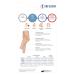 Truform Zipper Compression Stockings - 15-20 mmHg Medical Thigh Length Footless Leg Sleeve for Women & Men Beige 2X-Large - 1 Pair - Buy Online on GoSupps.com
