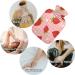 Naanle Checked Flower Strawberries 1L Heat Bottle with Cover - Transparent Hot Water Bottle for Pain Relief & Warmth Ideal for Bed Hands & Feet Therapy - Buy Online on GoSupps.com