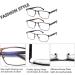 CRGATV 3-Pack Blue Light Filtering Metal Readers for Men +1.5 Magnification - Anti UV/Eye Strain/Glare - 3 Pack Mix Colors - Buy Online on GoSupps.com