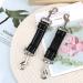 2 Pcs Dog Collar Clips Double Ended Backup Clip Strap Nylon Dog Collar Connector Adjustable Reflective Pet Collar Clasp Leash for Dog Puppies Dog Harness to Collar Safety Clip (Black) - Buy Online on GoSupps.com