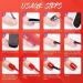 ROSALIND Black Red Gel Nail Polish Set | 15ML Soak Off Spring Summer Colors | 2PCS Black and Red Solid Colors for Women - Buy Online on GoSupps.com