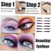 BELLIFFY 6pcs Eyeliner Eyelash Tape Double Eyelid Stickers Adhesive Eye Line Strip Double Eyelid Tape Plastic - Buy Online on GoSupps.com