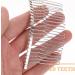 FRCOLOR 8cm Silver Metal Veil Comb - Hair Side Combs - Hair Clip for Women Wire Bridal Veil Hair Clip Comb DIY Wedding Veil Hair Accessory - Buy Online on GoSupps.com
