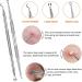 Ybaoo 18PCS Blackhead Remover Tools Kit - Professional Stainless Acne Extractor Set with Metal Case for Blemish Comedone Removal - 2022 Latest - Buy Online on GoSupps.com