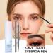  G n rique Eyebrow Pen Pencil Waterproof 2-In-1 Long-Lasting Contouring 0.5 ml Precise 4-Tip Design Smooth Application Perfect for Daily Travel Work Business 1 Piece - Buy Online on GoSupps.com
