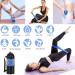 Frasheng 5-in-1 Fascia Roll Set | Foam Scooter Massage Roller Stick Fascia Ball Resistance Tapes & Storage Bags | Blue Foam Roller for Muscle Training - Buy Online on GoSupps.com