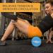 Maximo Fitness 18 x 6 High Density Foam Roller for Trigger Point Massage | Muscle & Back Roller for Yoga, Pilates & Physical Therapy | Blue - Buy Online on GoSupps.com