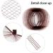 Hair Nets for Buns 60pcs Brown Invisible Hair Bun Net Set 50 Pieces 50cm Package Elastic Hair Bands with Elastic Edge Mesh 10 Pieces U Shaped Pins Ballet Hair Net for Girls Dancers Child Women - Buy Online on GoSupps.com