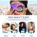 Haskirky Light Blocking Breathable Eye Mask for Deep Sleep - Adjustable Adult Men and Women Travel Mask for Business Trips, Yoga, Meditation - Comfortable and Smooth Office Goodies - Buy Online on GoSupps.com