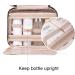 BAGSMART Polka Dots Toiletry Travel Bag with Hanging Hook - Water-Resistant Makeup Organizer for Shampoo & Toiletries - M Size - Buy Online on GoSupps.com