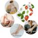 Naanle 2L Red Strawberries Flower Hot Water Bottle - Transparent Cover for Bed Hand & Feet Pain Relief | Heat & Cold Therapy - Buy Online on GoSupps.com