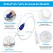5-in-1 Fish Tank Cleaning Kit with Long Siphon Nozzle for Aquarium Maintenance - Includes Gravel Cleaner, Algae Scrapers, Betta Fish Accessories - Buy Online on GoSupps.com