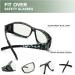 Fit Over Blue Light Blocking Glasses and Computer Eyewear- Wear Over Prescription Glasses/Reading Glasses/RX Glasses - Buy Online on GoSupps.com