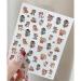 Accessories Manicure Decoration Adhesive 3D Nail Art Nail Slider Nails Decal Tiger Nails Stickers 2022 Year(1) Style1 - Buy Online on GoSupps.com
