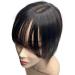 Bangs Clip in Bangs Transparent Swiss Lace Human Hair Bangs Clip In Fringe Hairpieces Extension For Women Breathable Remy Hair Bangs for Women Curved Bangs for Daily Wear (Color : 8x10 Natural blac 8x10 Natural black - Buy Online on GoSupps.com