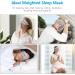 Weighted Sleep Mask for Pain Relief - Cooling Eye Mask for Headaches Migraines Sinus Pain & Puffy Eyes - Light Blocking Cotton Eye Cover - Buy Online on GoSupps.com