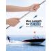 Kemimoto Orange Water Ski Flag with Adjustable Pole - Skier Down Flag for Boat, Swimmers, Surfers - Buy Online on GoSupps.com