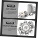 Vintage Knitted Jacket Brooch Clips - 4-Piece Set for Cardigans & Scarves | Retro Clothing Lock Accessories for Women - Buy Online on GoSupps.com