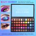 Professional 50-Color Eyeshadow Palette | Matte & Shimmer Pressed Pigments | Waterproof & Durable Makeup - Buy Online on GoSupps.com