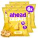 Ahead Crispies Cheese |High protein chips with 24% protein - low fat vegan gluten -free soybrei - delicious healthy snacks for your film evening or on the go - without adding sugar & without palm oil