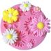 6 Pcs Flower Silicone Mold Set for Candy, Chocolate, Fondant, Polymer Clay - Rose, Daisy, Butterfly, Mini Flowers - Ideal for Soap Crafting & Cake Decoration - Buy Online on GoSupps.com