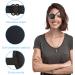 2 Pack Soft 3D Lazy Eye Patches for Adults and Kids - Adjustable Eye Cover for Left or Right Eye - Ideal for Cosplay or Parties - Black - Buy Online on GoSupps.com