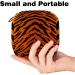 Portable Tiger Stripe Storage Bags for Women's Bandages & Menstrual Products - Ideal for School & Office - Buy Online on GoSupps.com