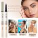 Waterproof Eyebrow Pencil & Microblading Liquid Brow Pen - Long-Lasting Natural Look - 1# Brown - Buy Online on GoSupps.com