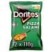 Doritos Pizza Salami - Tortilla nachos with pizza salami taste - hearty snack to nibble from corn (12 x 110g) 110 g (12 pack)