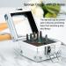 Aluminium Nail Drill Bit Holder Storage Box - 25 Holes Nail Drill Bit Stand Display Case - Nail Bits Organizer Container for Nail Art - Silver - Buy Online on GoSupps.com