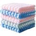 KRAJONO Coral Fleece Kitchen Cleaning Dish Cloths Super Absorbent Cleaning Cloth Non-Stick-Oil Rag Reusable Kitchen Cleaning Towel