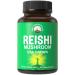 Reishi Mushroom Capsules | USA Grown Made with Reishi Mushroom Supplement in Vegan Capsules | Support Brain  Energy  and Immune System | Vegan Red Reishi Mushroom Extract Powder 90 Pills 90 Count (Pack of 1)