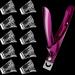 CTPC 10pcs Nails Tips Clips With Professional Fake Nail Tip Clippers For Quick Building Poly Finger Nail Gel Clear Plastic Finger Extension Forms  Manicure Nail Art Tools Kit 11 Piece Set 01-nail clip kit