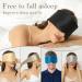 100% Mulberry Silk Sleep Mask for Men & Women | Adjustable Blackout Eye Mask for Travel & Rest - Large Size (Black - Buy Online on GoSupps.com
