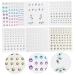 FOMIYES 12 Sheets Face Rhinestone Stickers - Mermaid Eye Jewels & Body Makeup - Flatback Rhinestones for Glamorous Looks - International Shipping Available - Buy Online on GoSupps.com