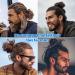 79STYLE 100pcs Black Fabric Hair Ties for Men - No Damage Knotted Hair Bands for Men Buns - Long Men Hair Accessory - Buy Online on GoSupps.com