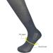 Yomandamor Men's Bamboo Diabetic Over The Calf Socks 4 Pairs - Black, Size 10-13 - Buy Online on GoSupps.com